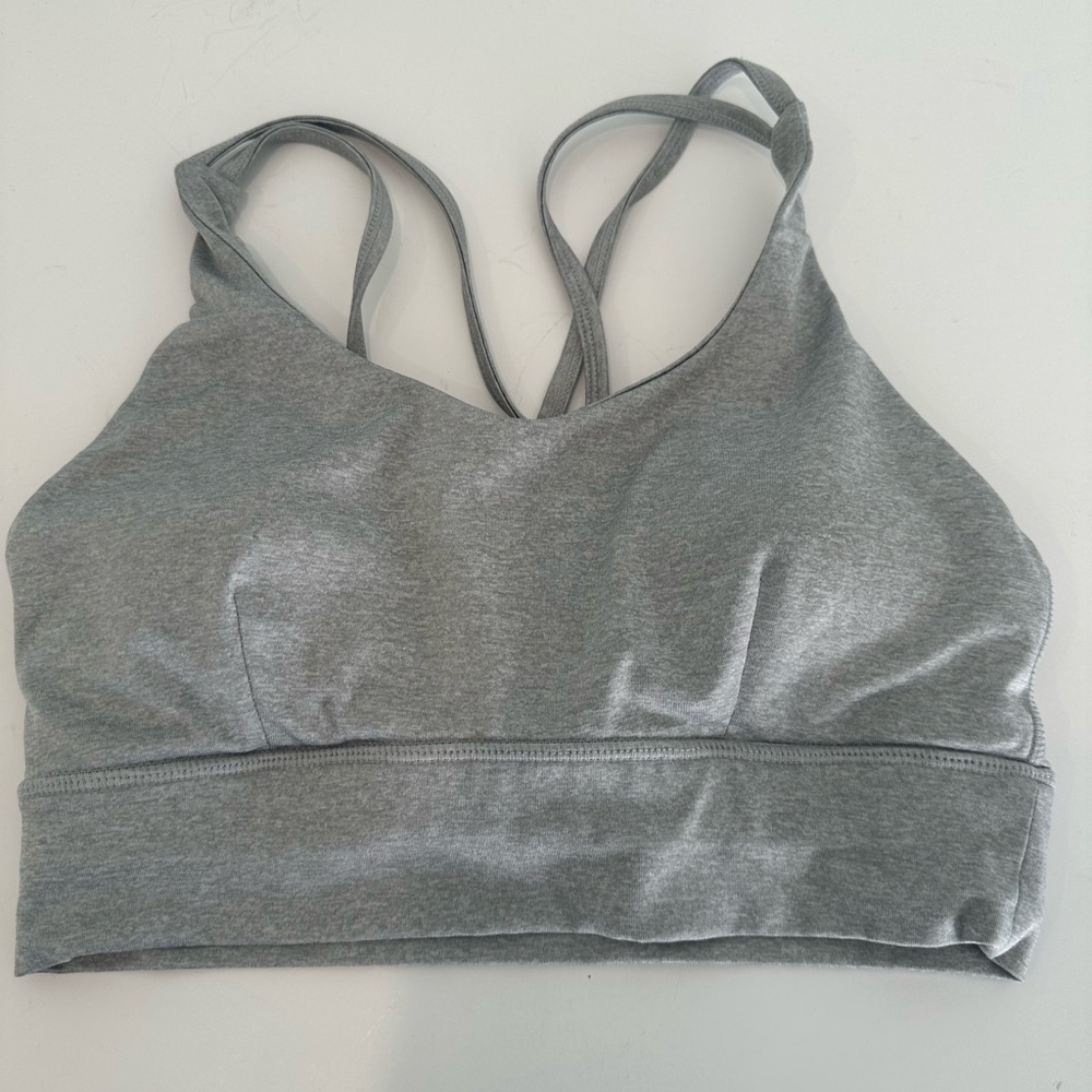 Athletic Works Light Gray Sports Bra
